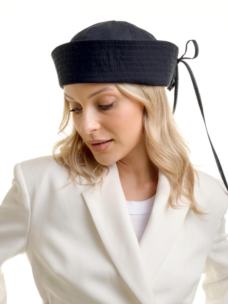 Л05-27 шляпа  МОРЯЧКА  ДЕМИ черный