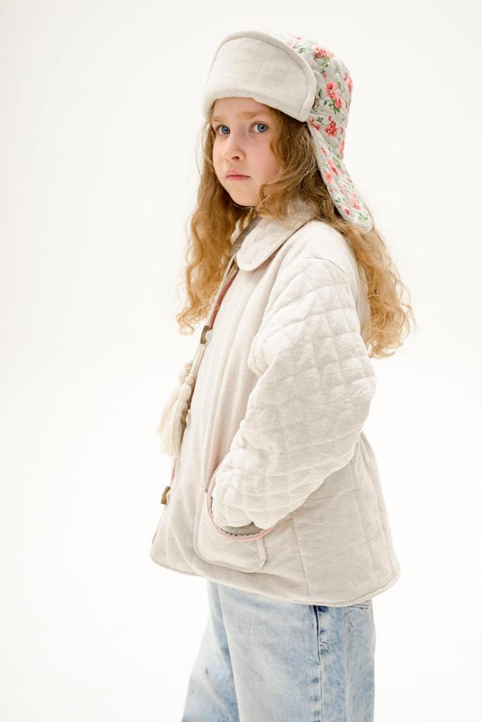 ГУ 25-4 шапка-ушанка Розочки