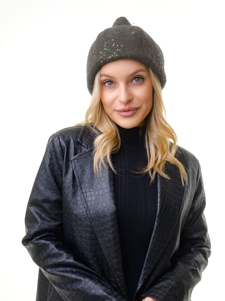 Л26-1 Луковка пайетки без отворота графит