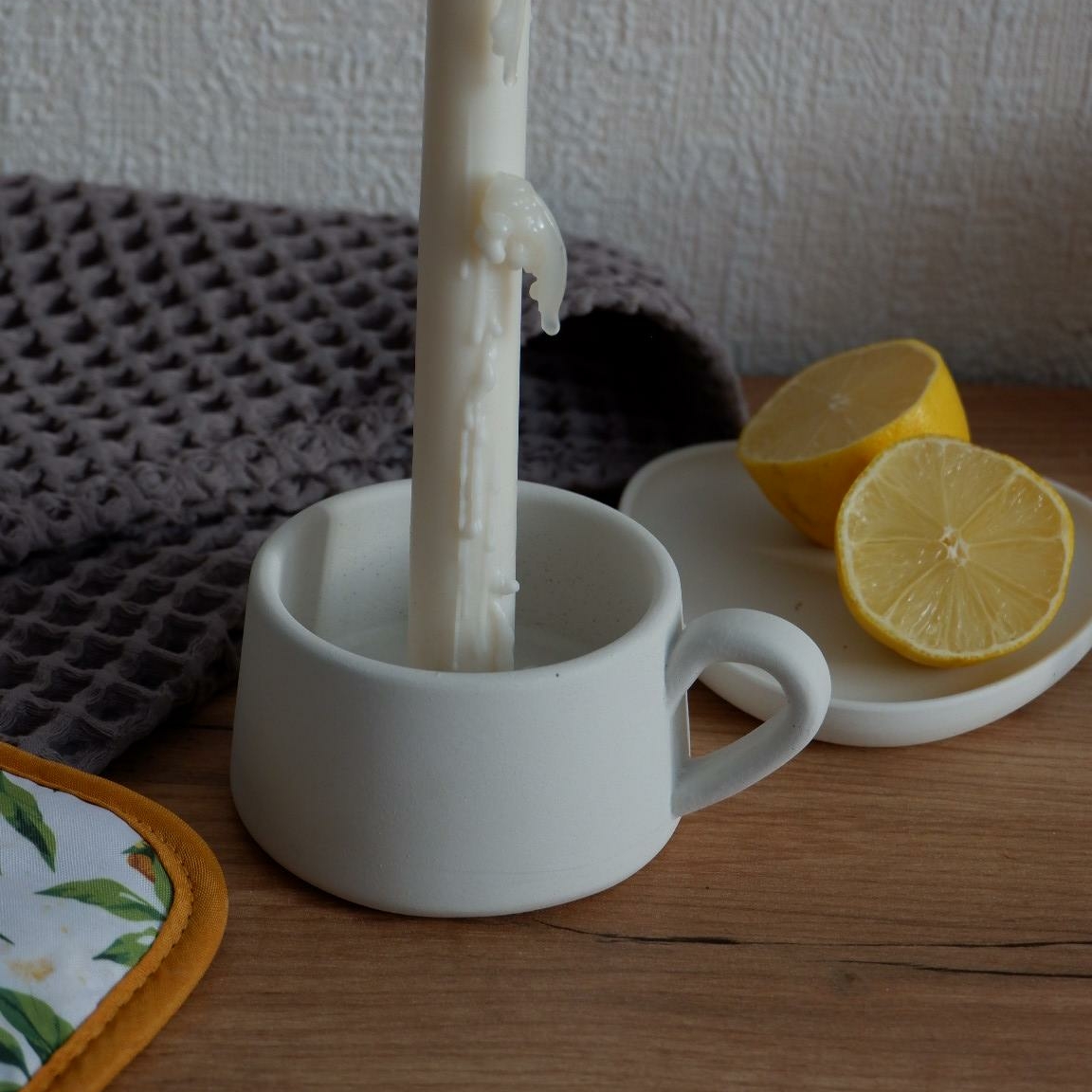 Молд подсвечник Кружка