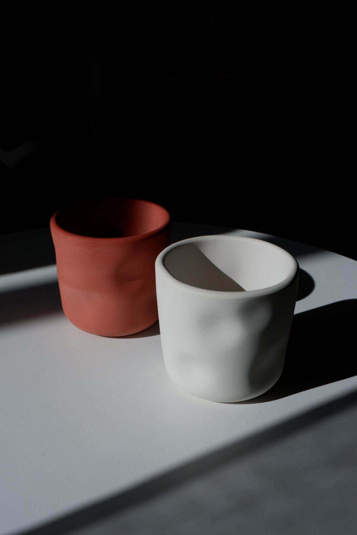 Молд Мятый стакан