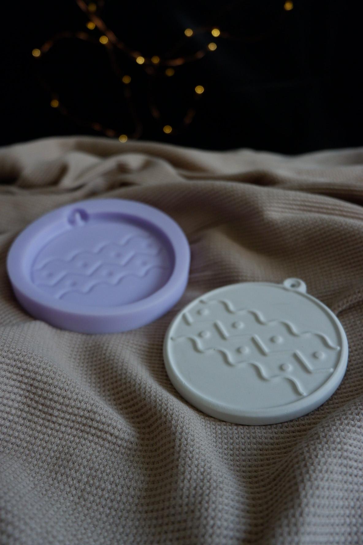 Молд Ёлочный шар волна