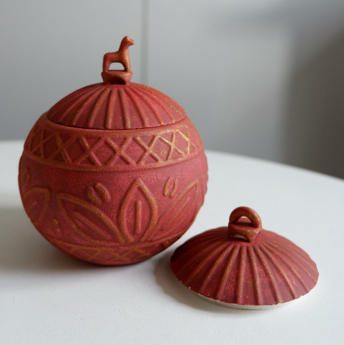 Молд Новогодний шар орнамент