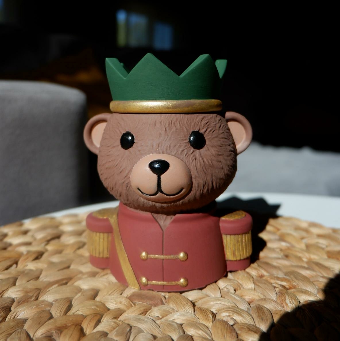 Молд Мишка в короне