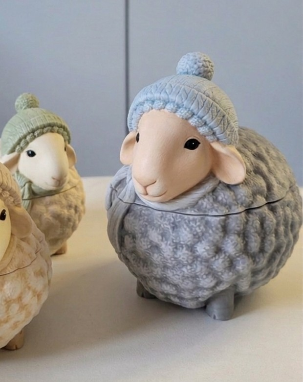 Молд Барашек кашпо M (ПРЕДЗАКАЗ)