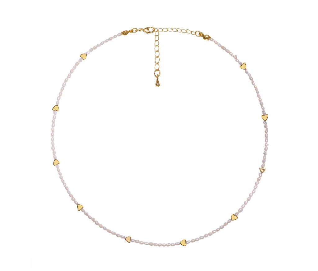 Чокер PEARL HEARTS 02