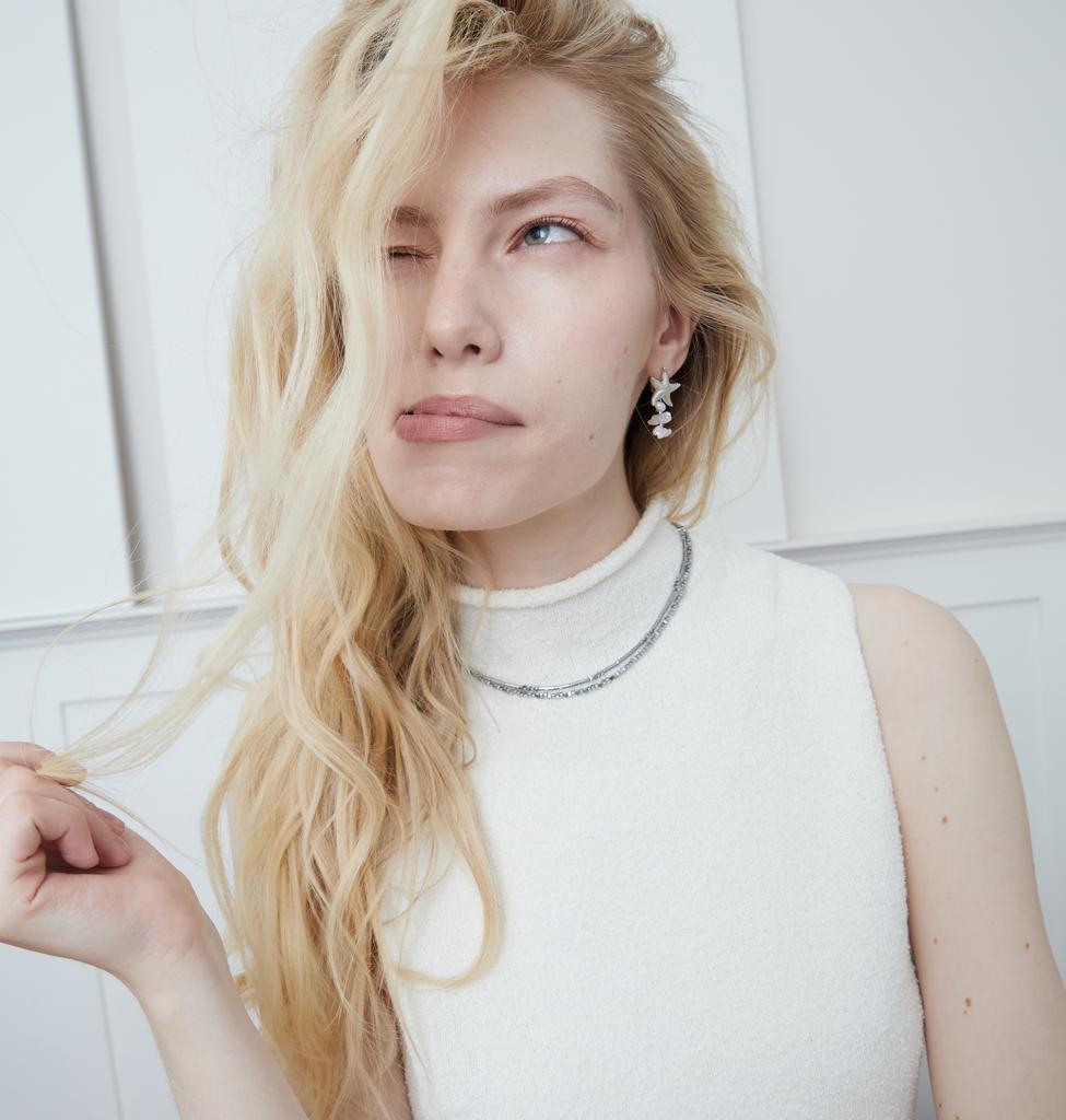 Серьги STARFISH silver