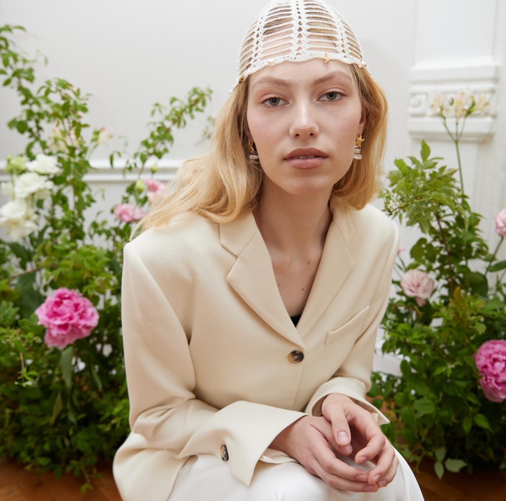 ШАПОЧКА ИЗ ИТАЛЬЯНСКОГО ХЛОПКА