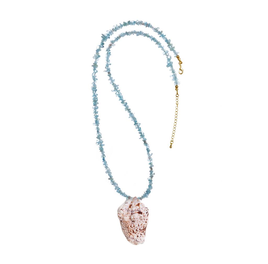 ОЖЕРЕЛЬЕ С РАКУШКОЙ AQUA