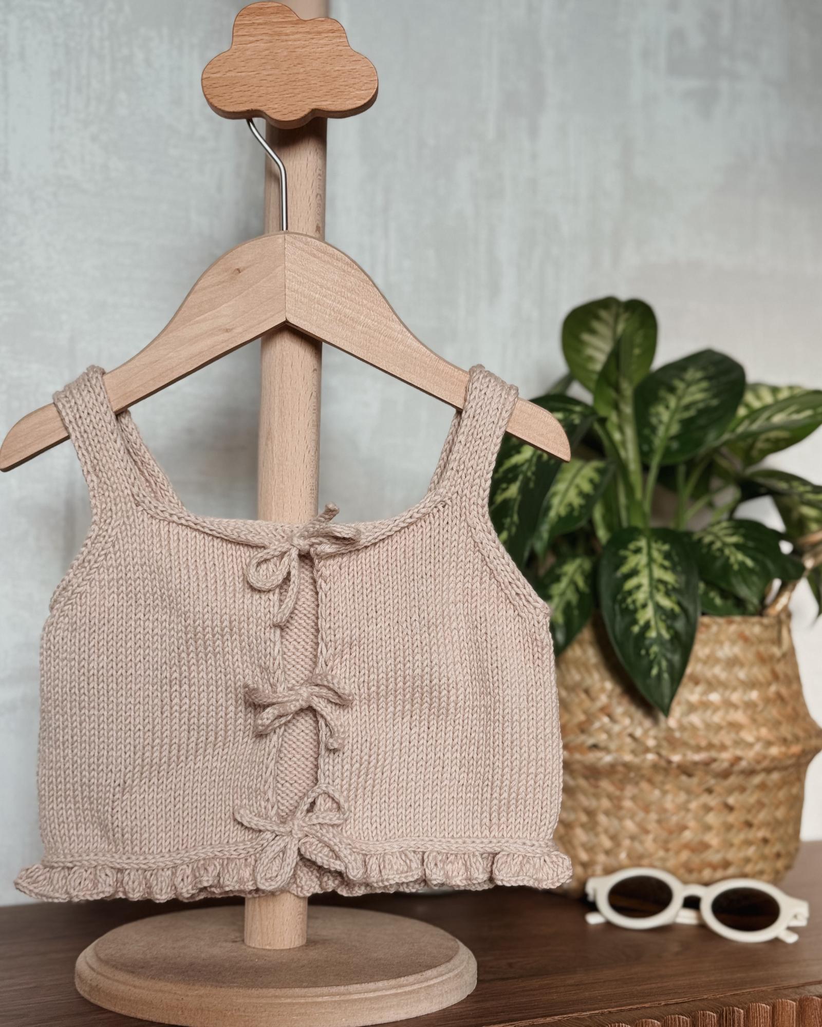 МК топ с завязками "Милашка"