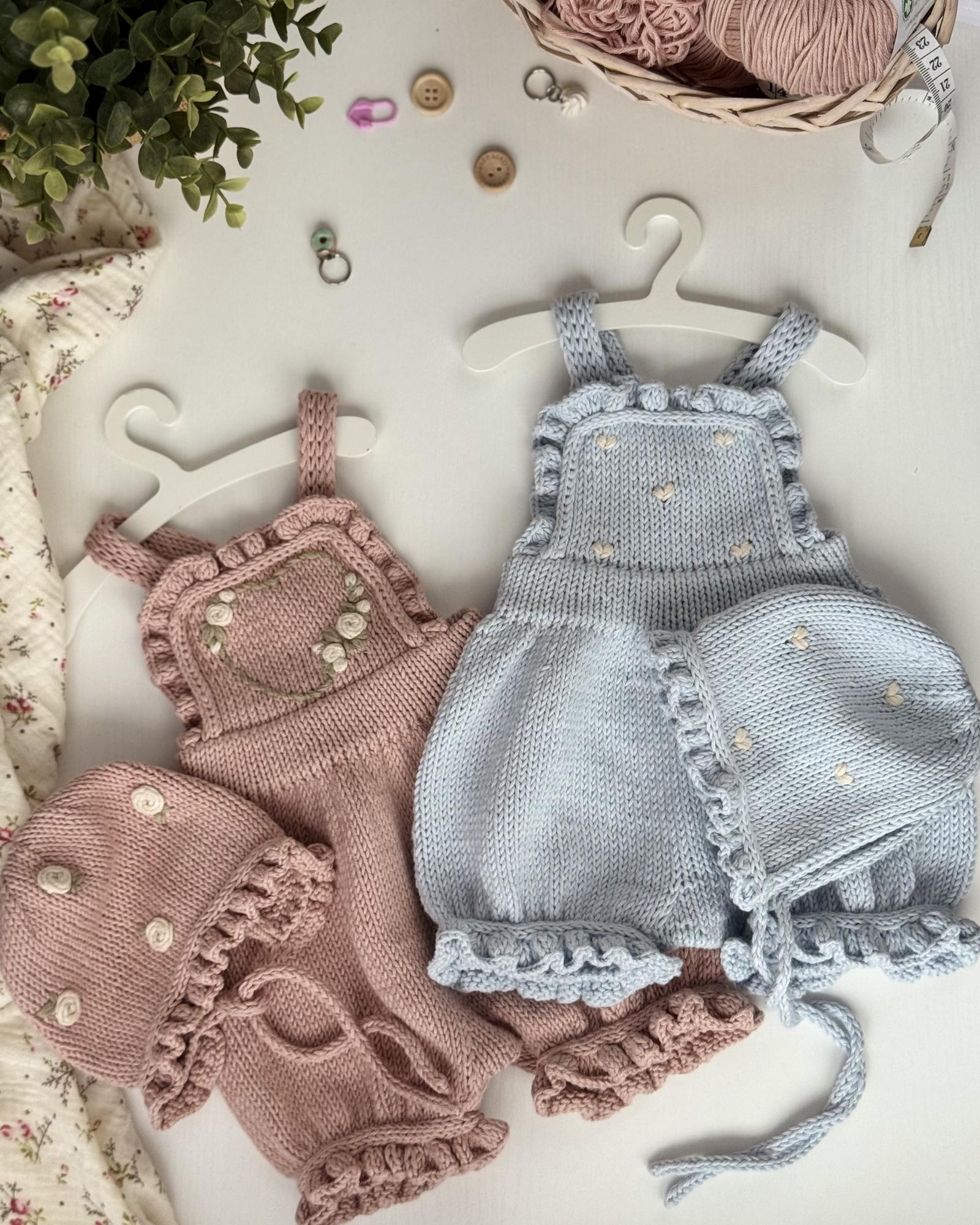 МК ромпер и чепчик «Милашка»