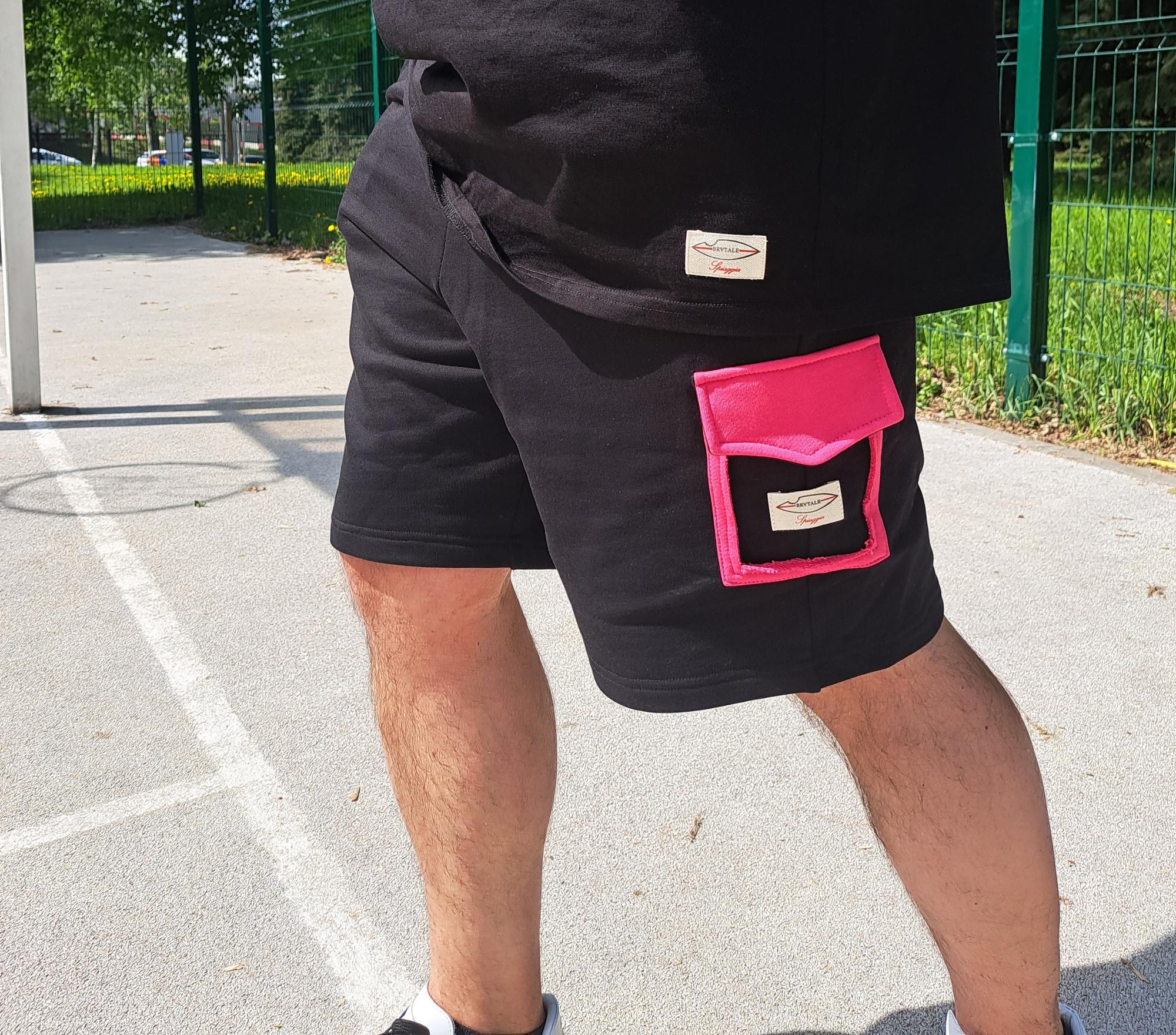 Шорты с фальш-карманом