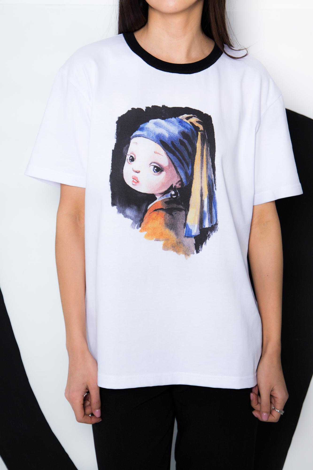 Футболка "Девушка с жемчужной сережкой"