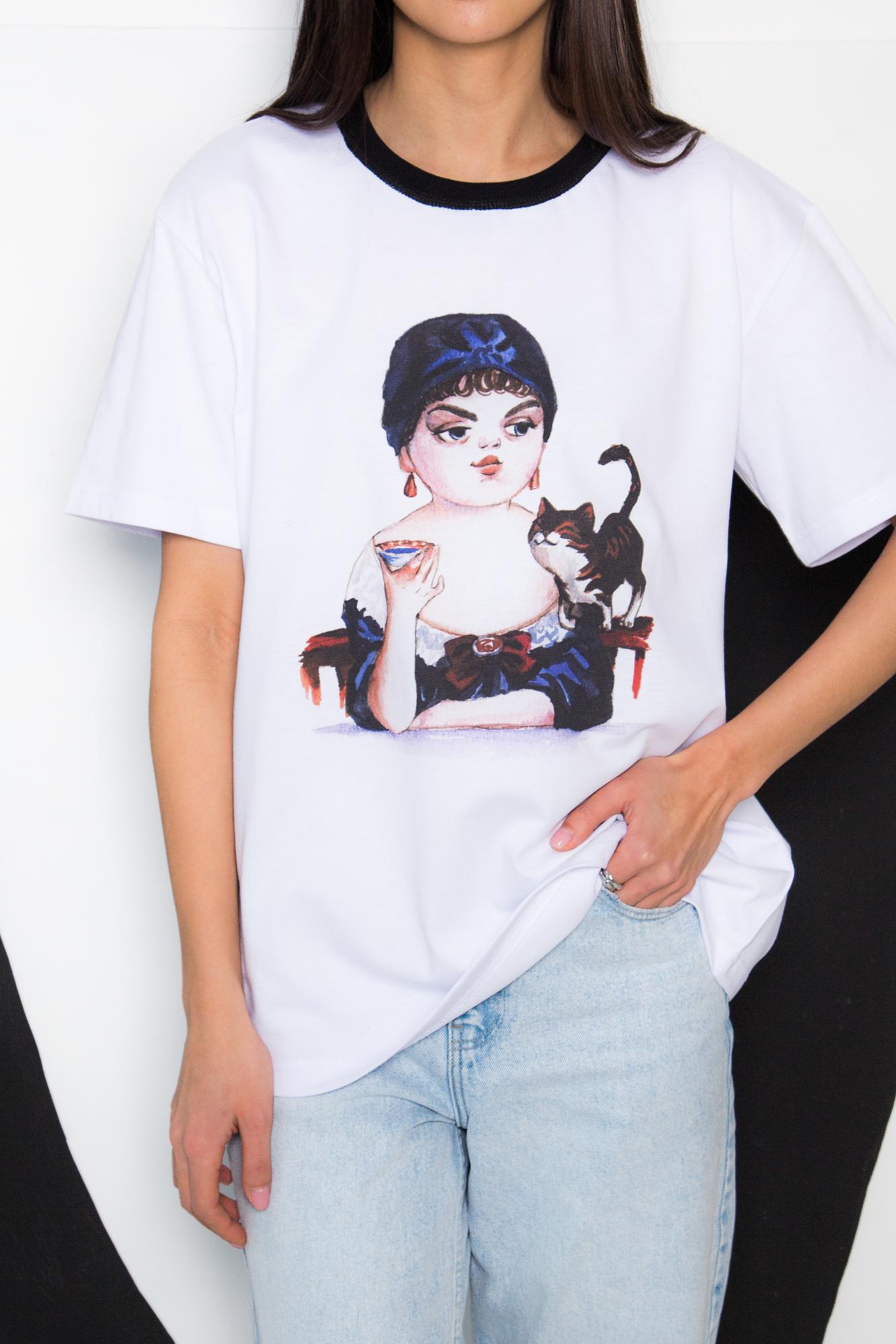 Футболка "Купчиха за чаем"