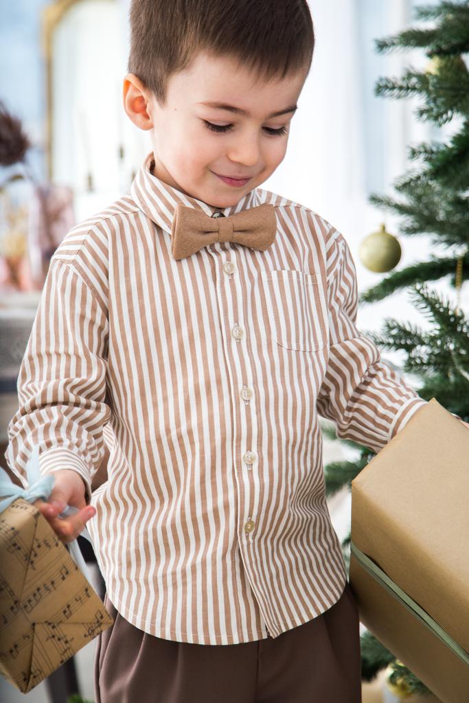 Рубашка "Какао-полоска"