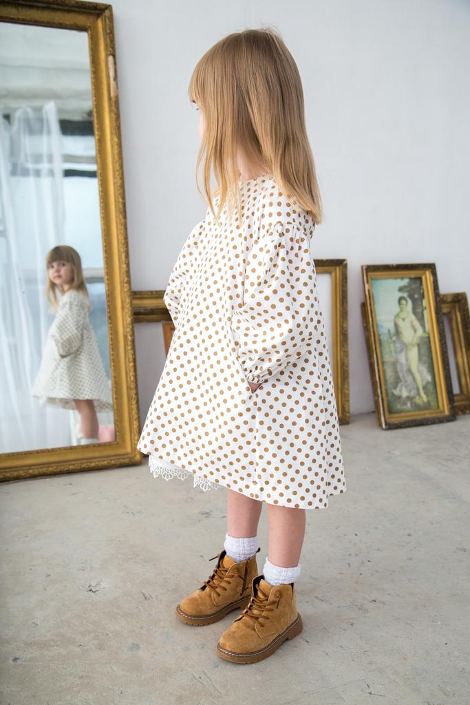 Платье "Какао веснушки"