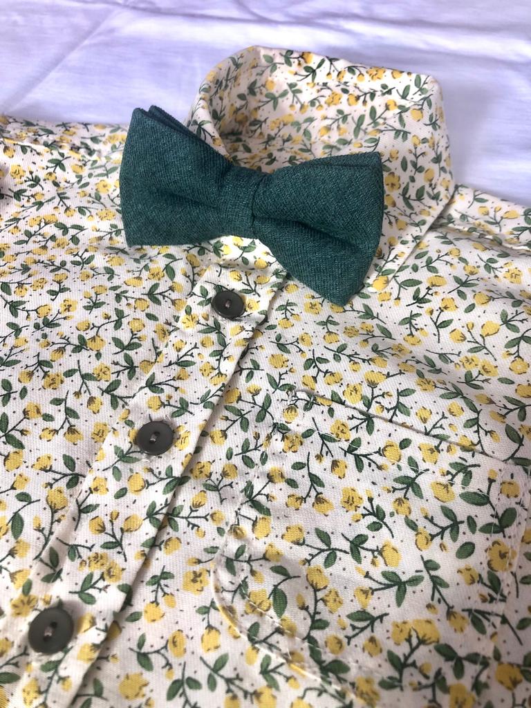 Галстук-бабочка "Изумруд"