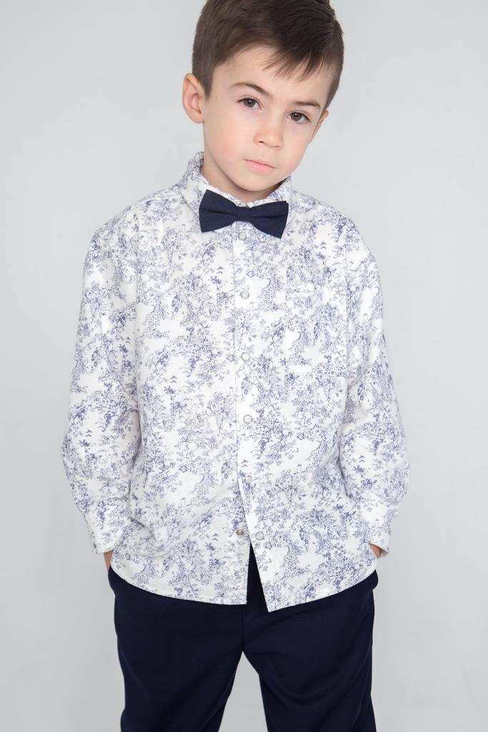 Рубашка СИНИЙ МРАМОР