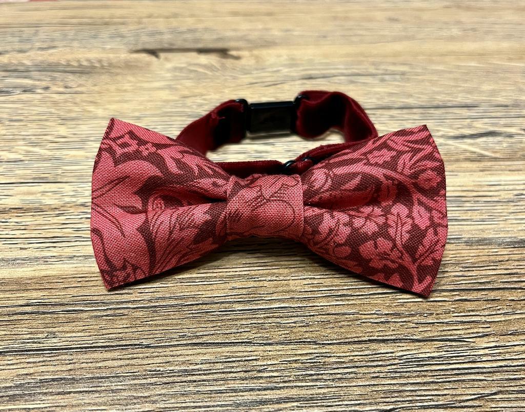 Галстук-бабочка "Огненный сад"