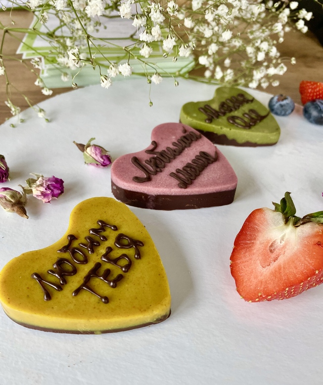 Шоколадная конфета с вашей надписью