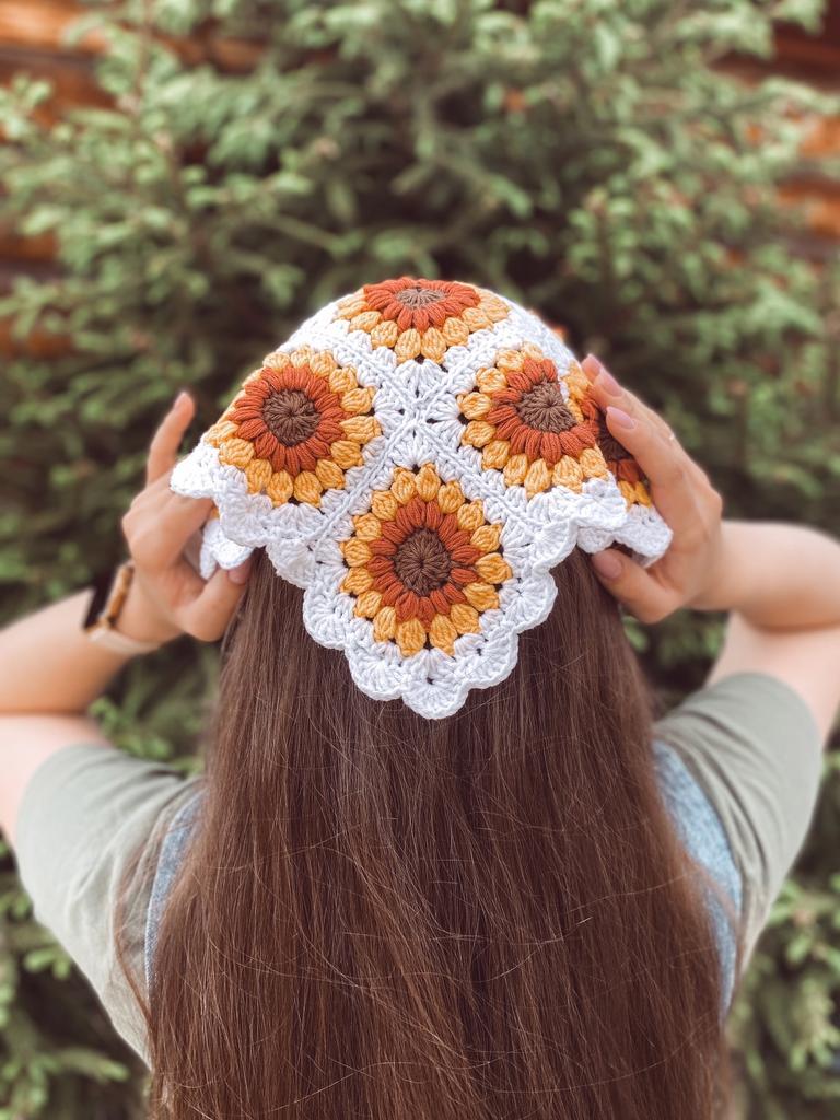 МК по вязанию косынки "Кроше"