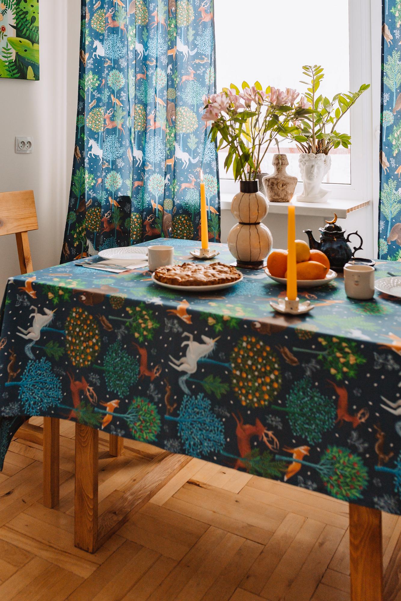 Скатерть - Принт Сказочный Сад