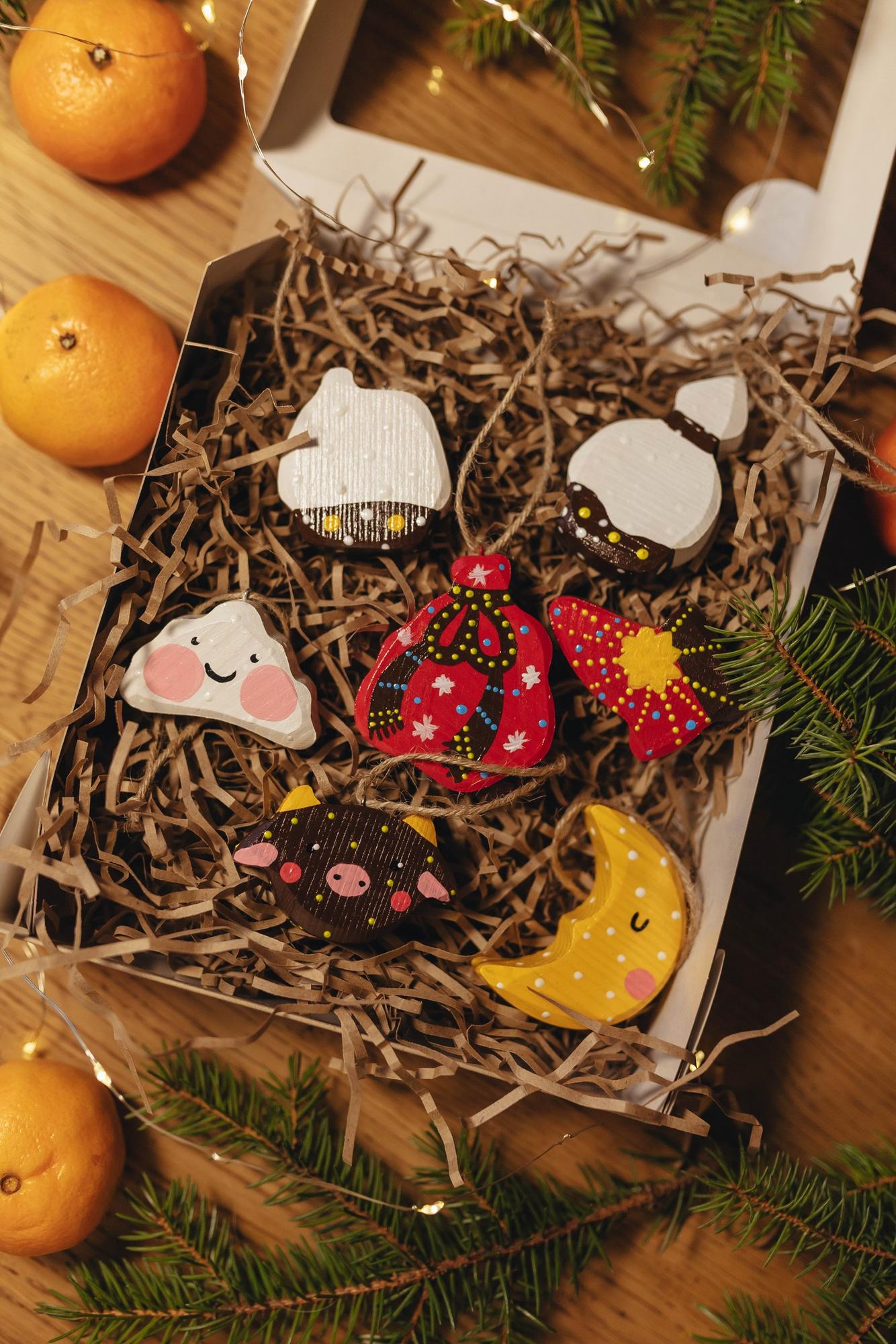 Набор Новогодних Игрушек - Вечера На Хуторе