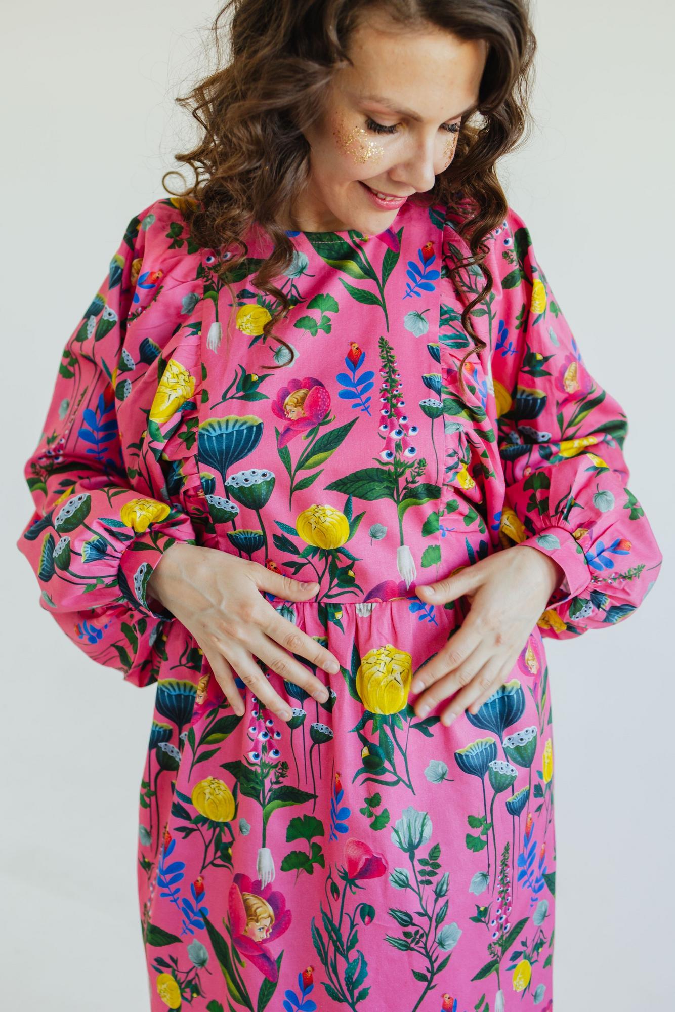 Платье Пава - Принт Расцвет