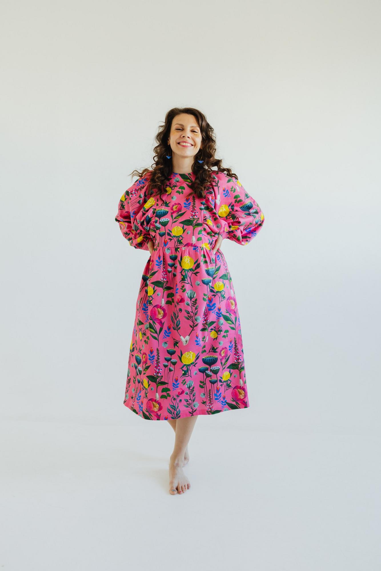 Платье Пава - Принт Расцвет