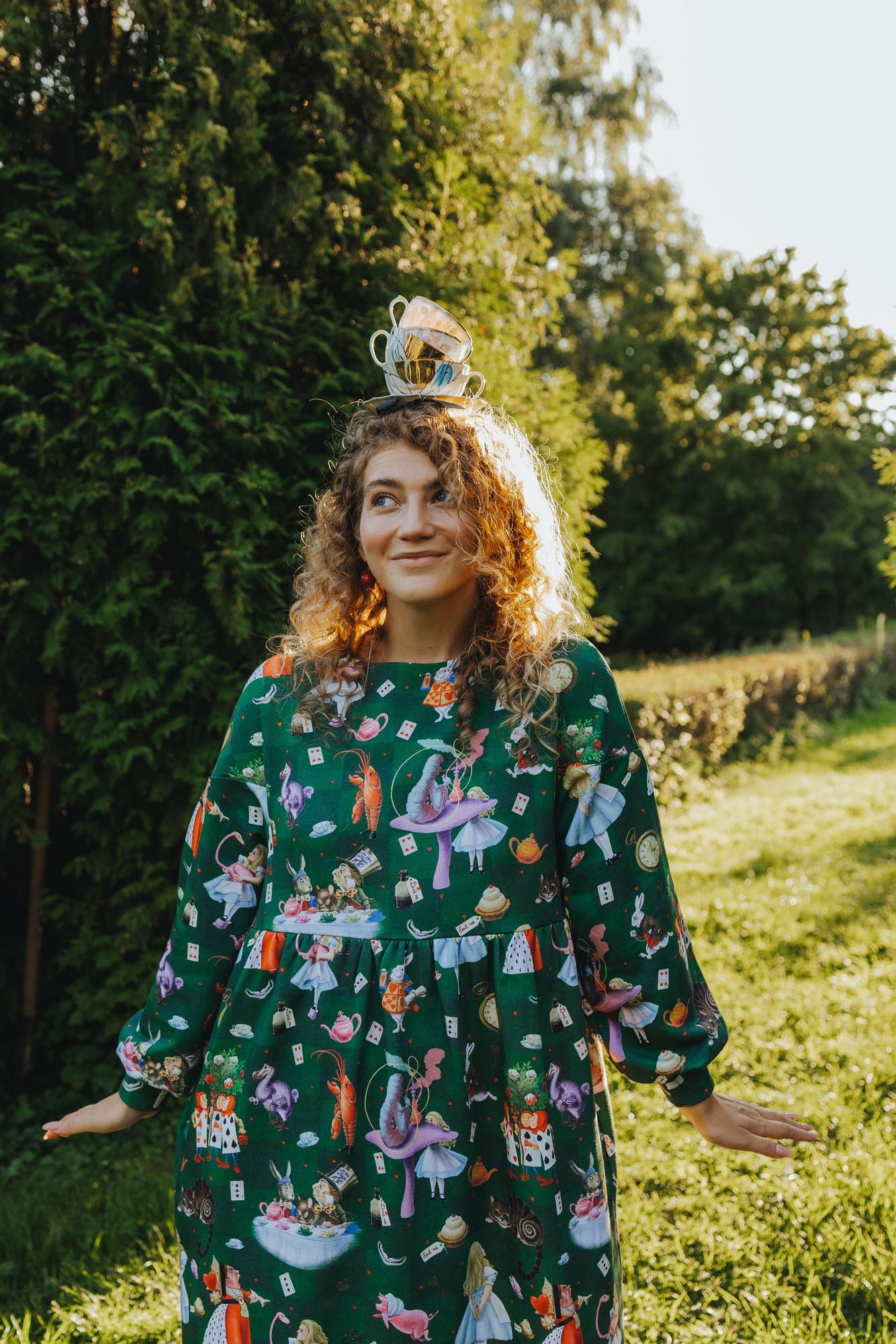 Платье Ласточка - Принт Алиса