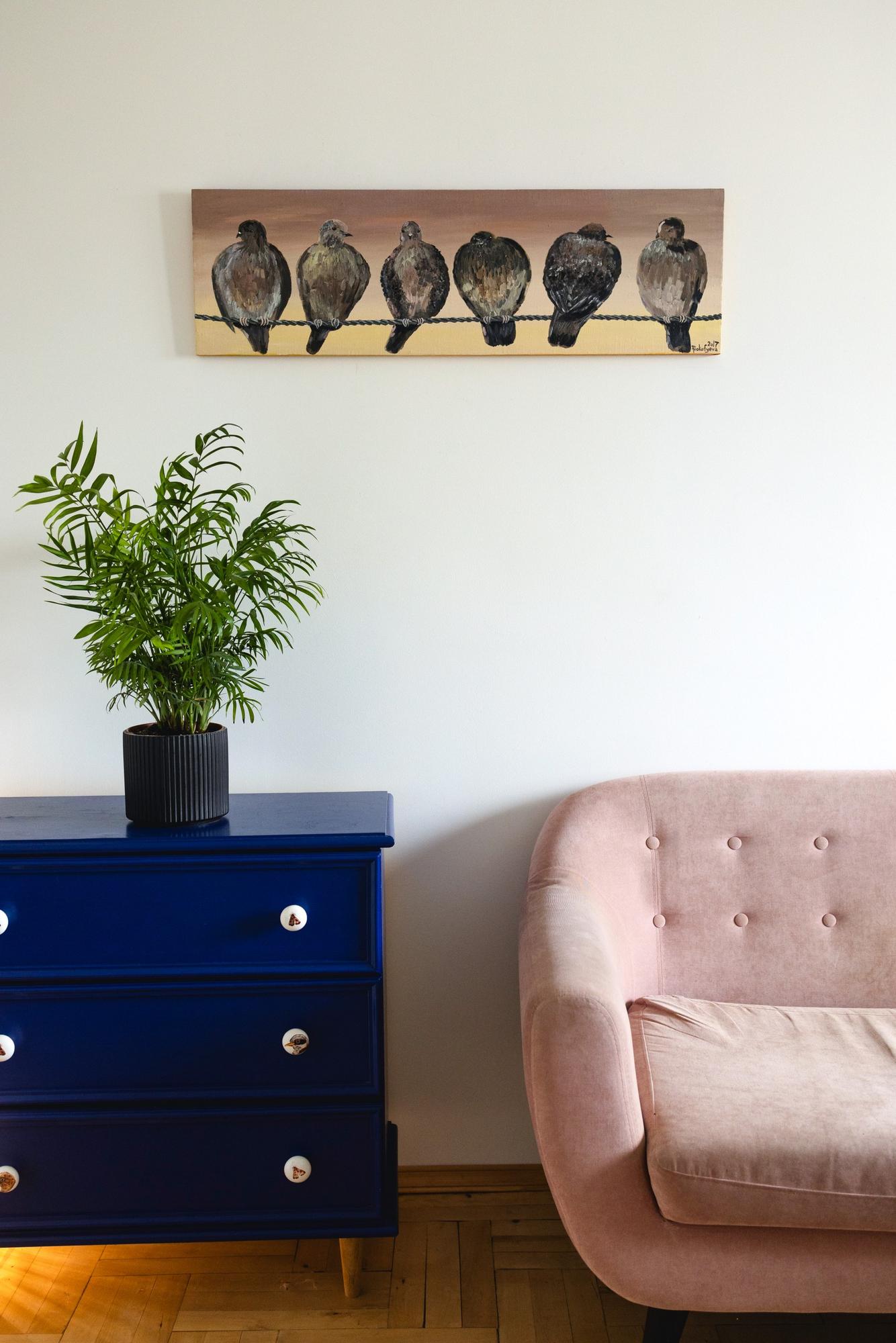 Закатные голуби