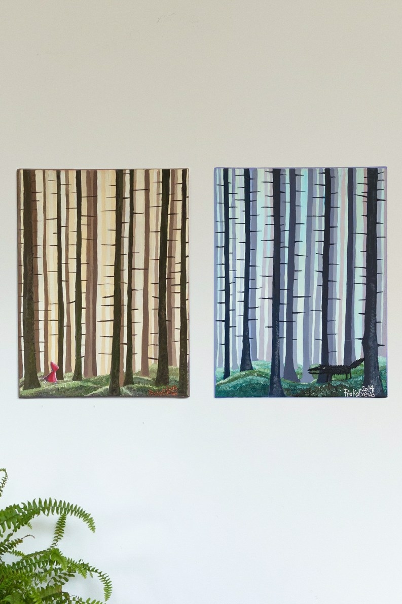 Шапка и Волк Диптих