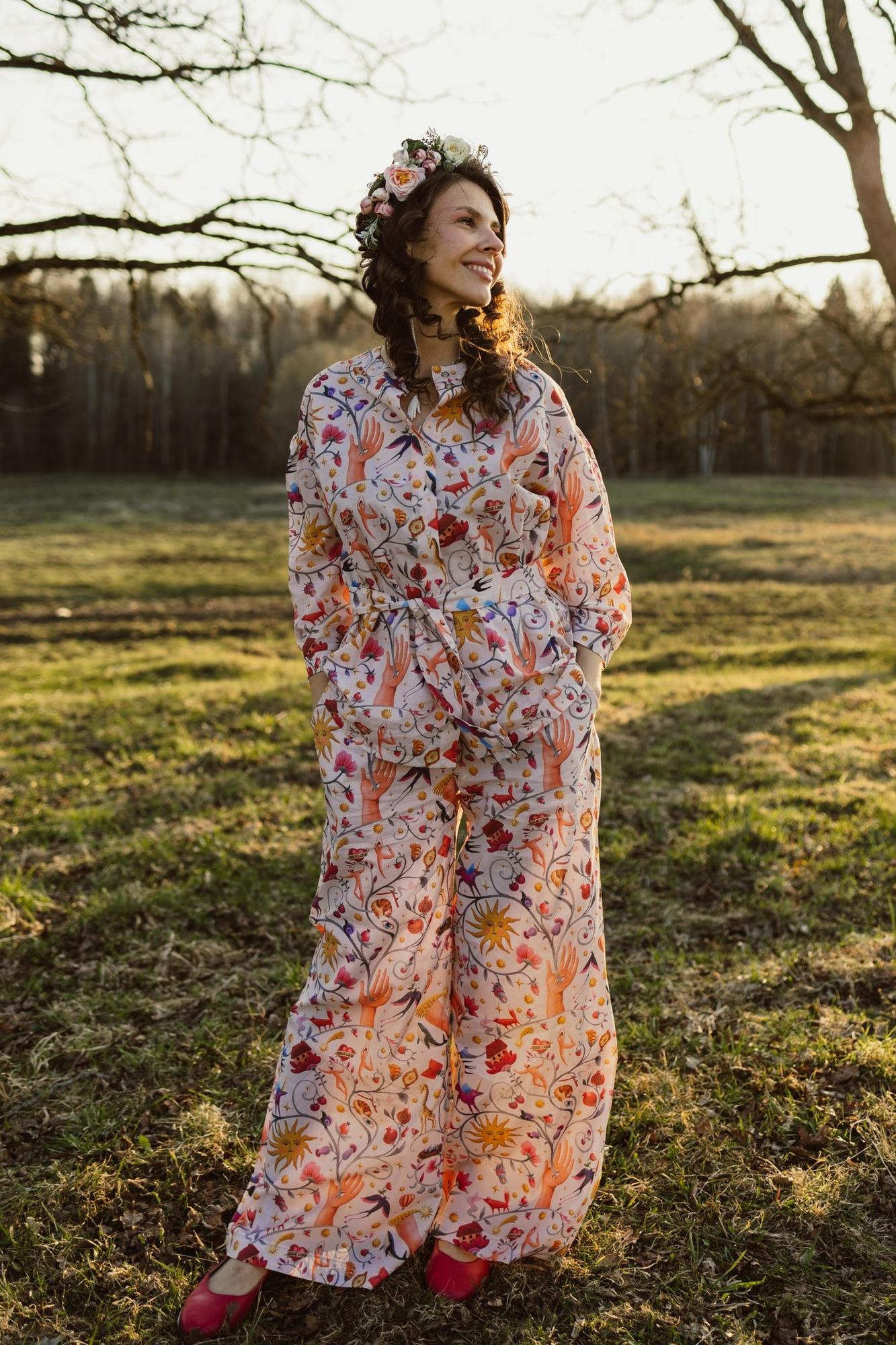 Костюм С Брюками - Принт Мечта