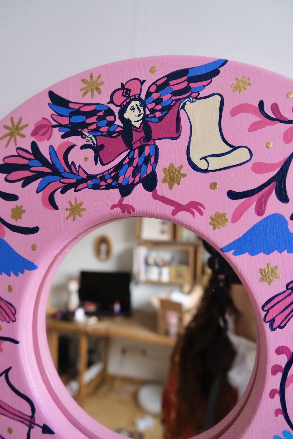 Зеркало Птица Алконост