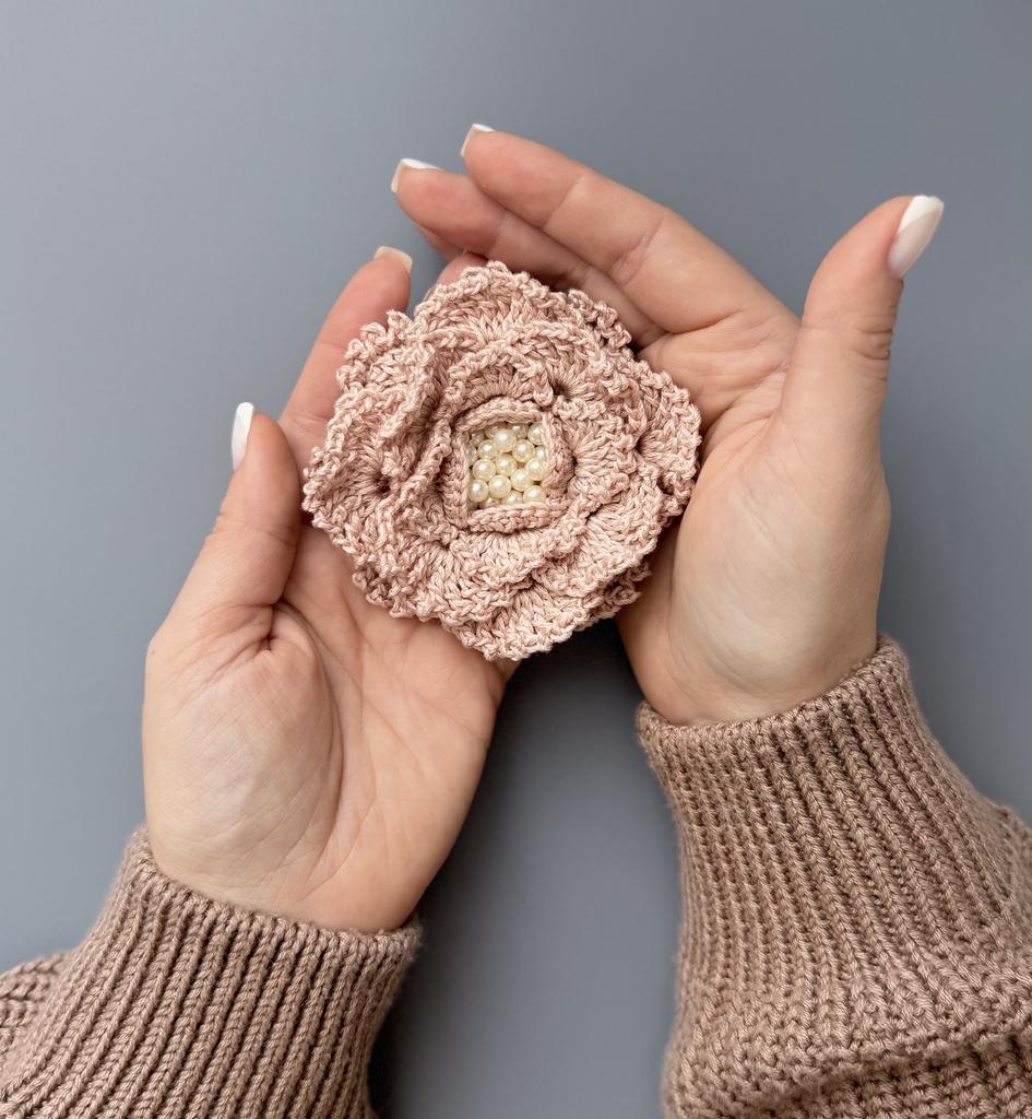 Видеоурок Аксессуар "Ажурный цветок"