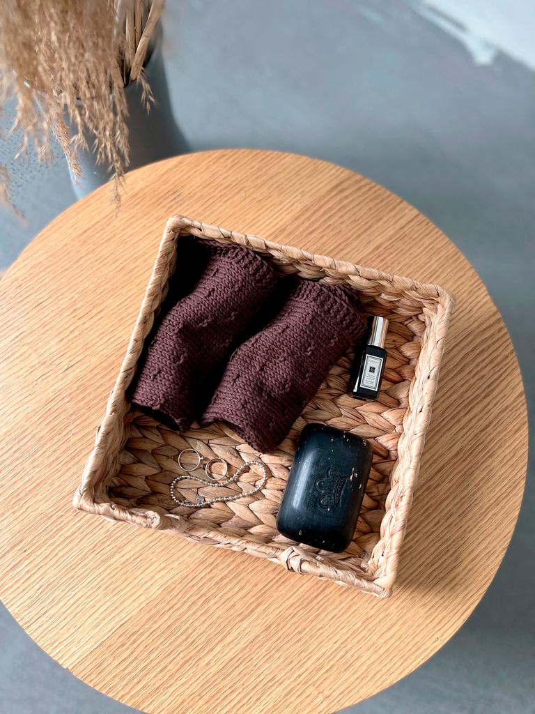 Вязаное хлопковое полотенце