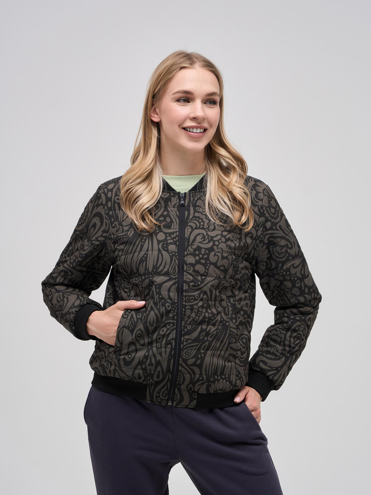 Женская куртка-бомбер Графит