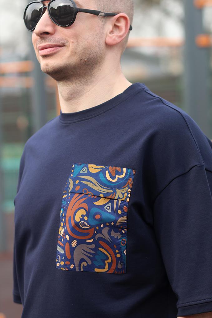 Ультрамарин оверсайз унисекс