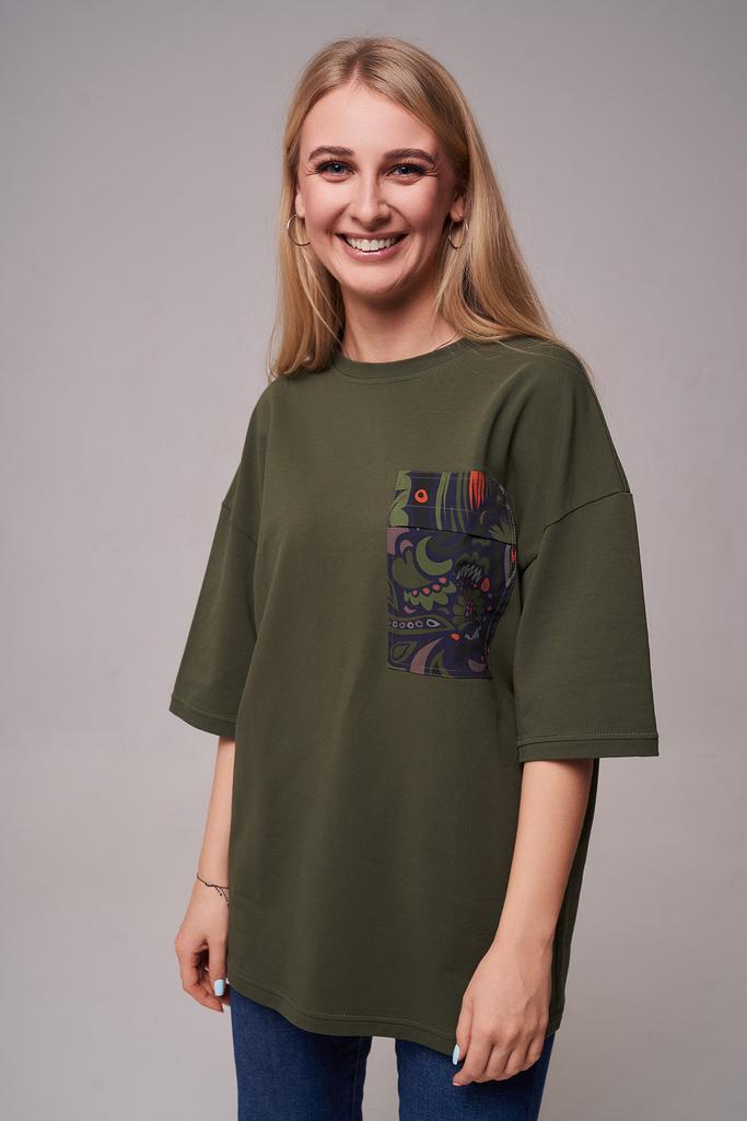 Хаки оверсайз унисекс