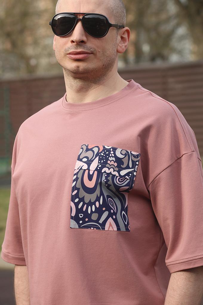 Пепельная роза оверсайз унисекс