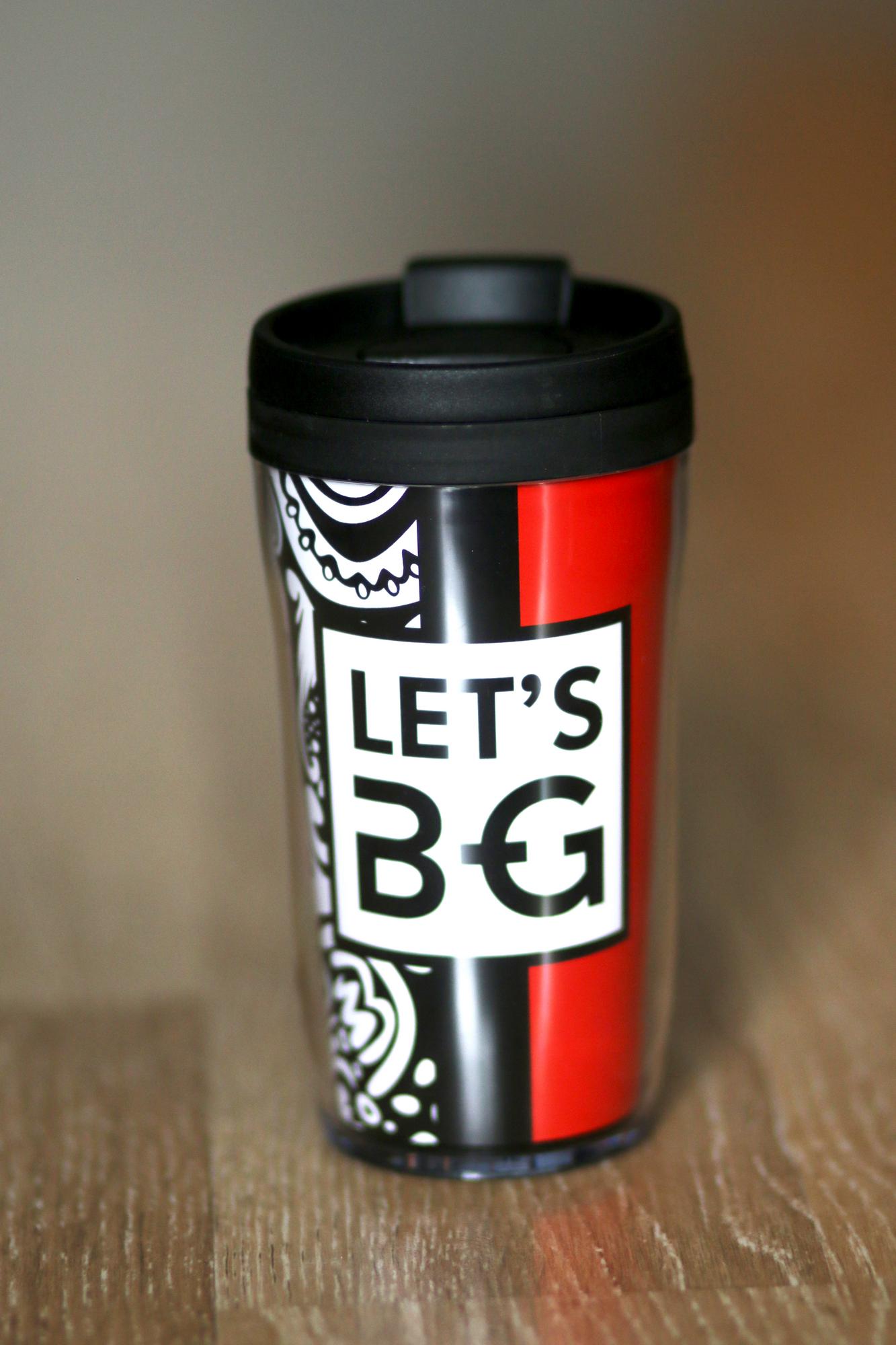 Термо-стакан Красная хохлома