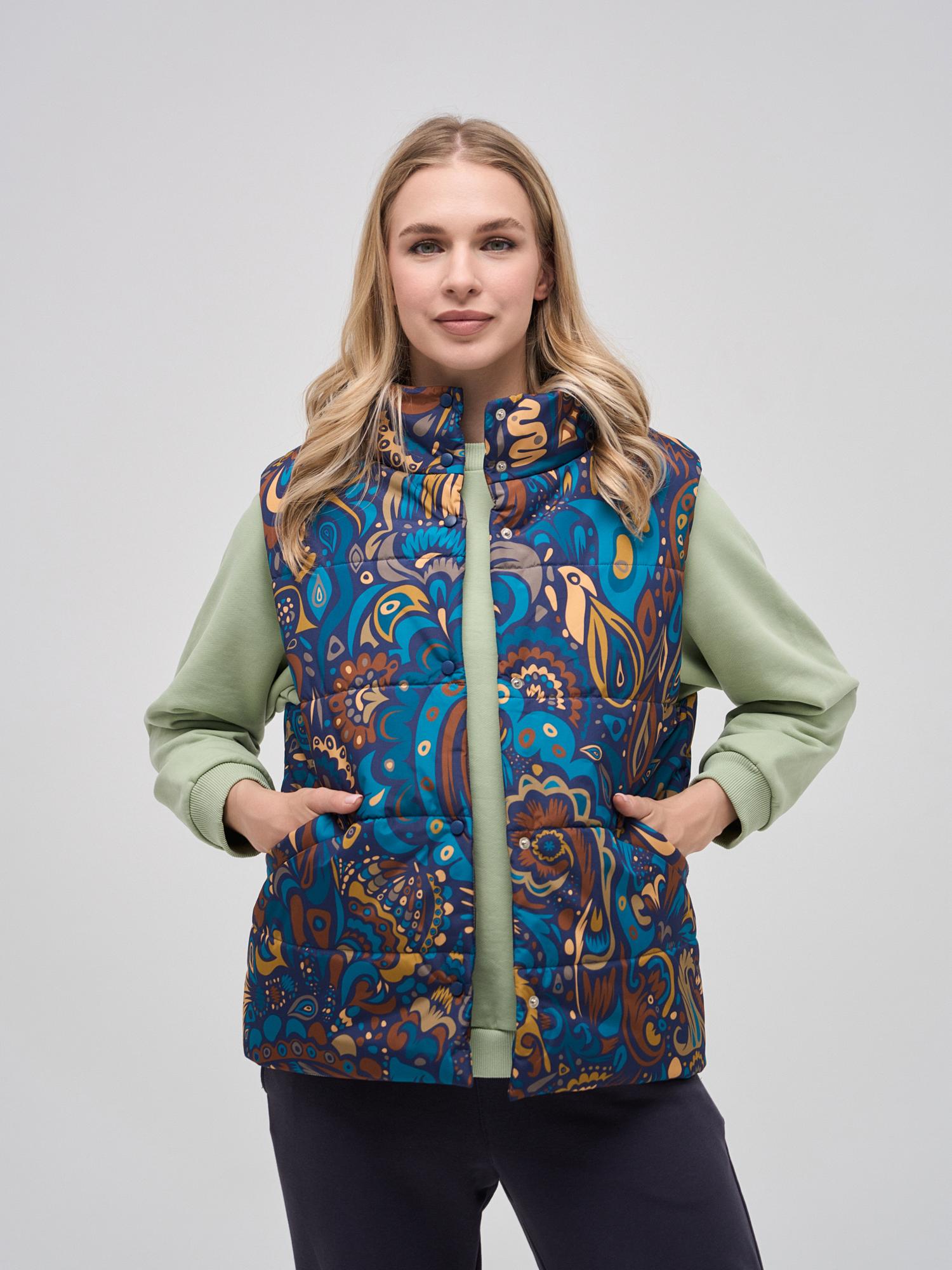 Жилетка женская утепленная Ультрамарин