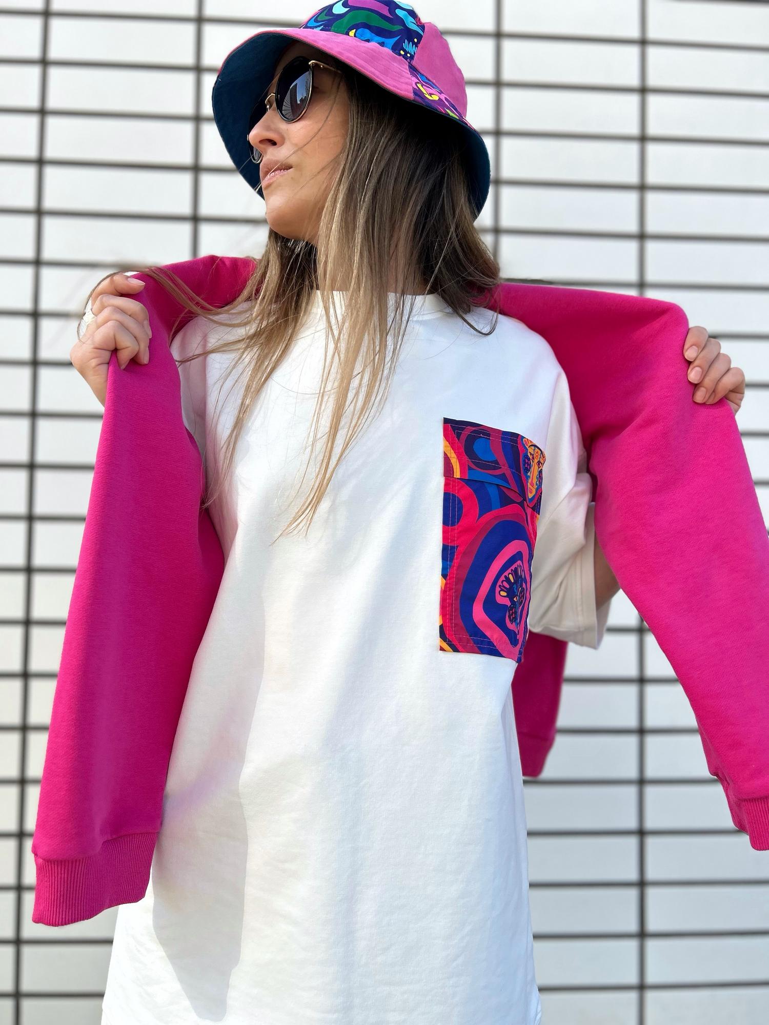 Белая оверсайз унисекс Афро