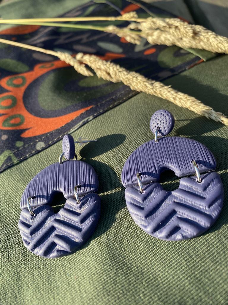 Серьги Черника