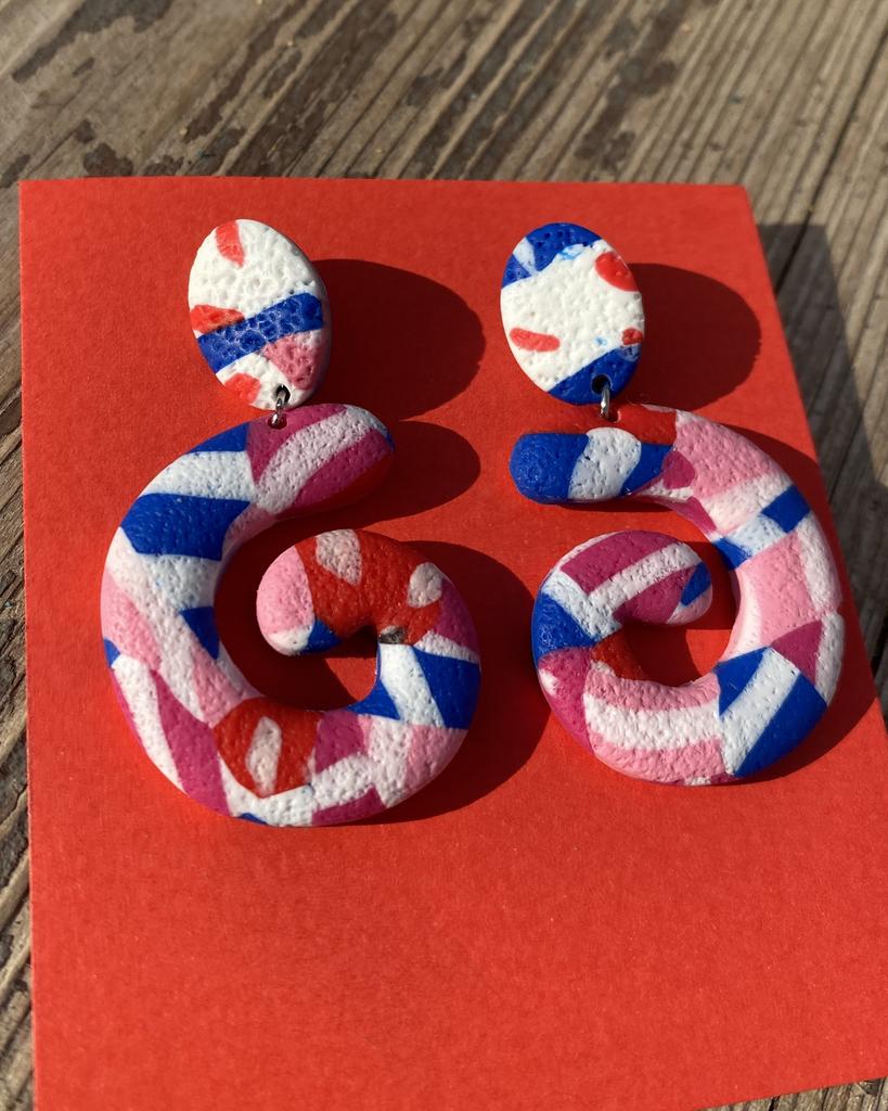 Серьги Ракушки морские