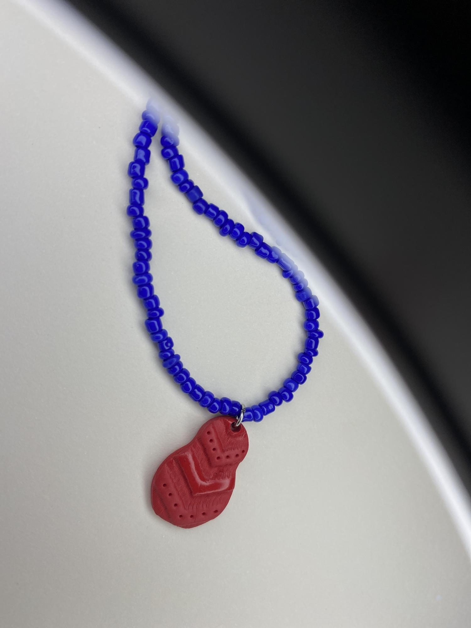 Подвеска Матрешка красная этника mini