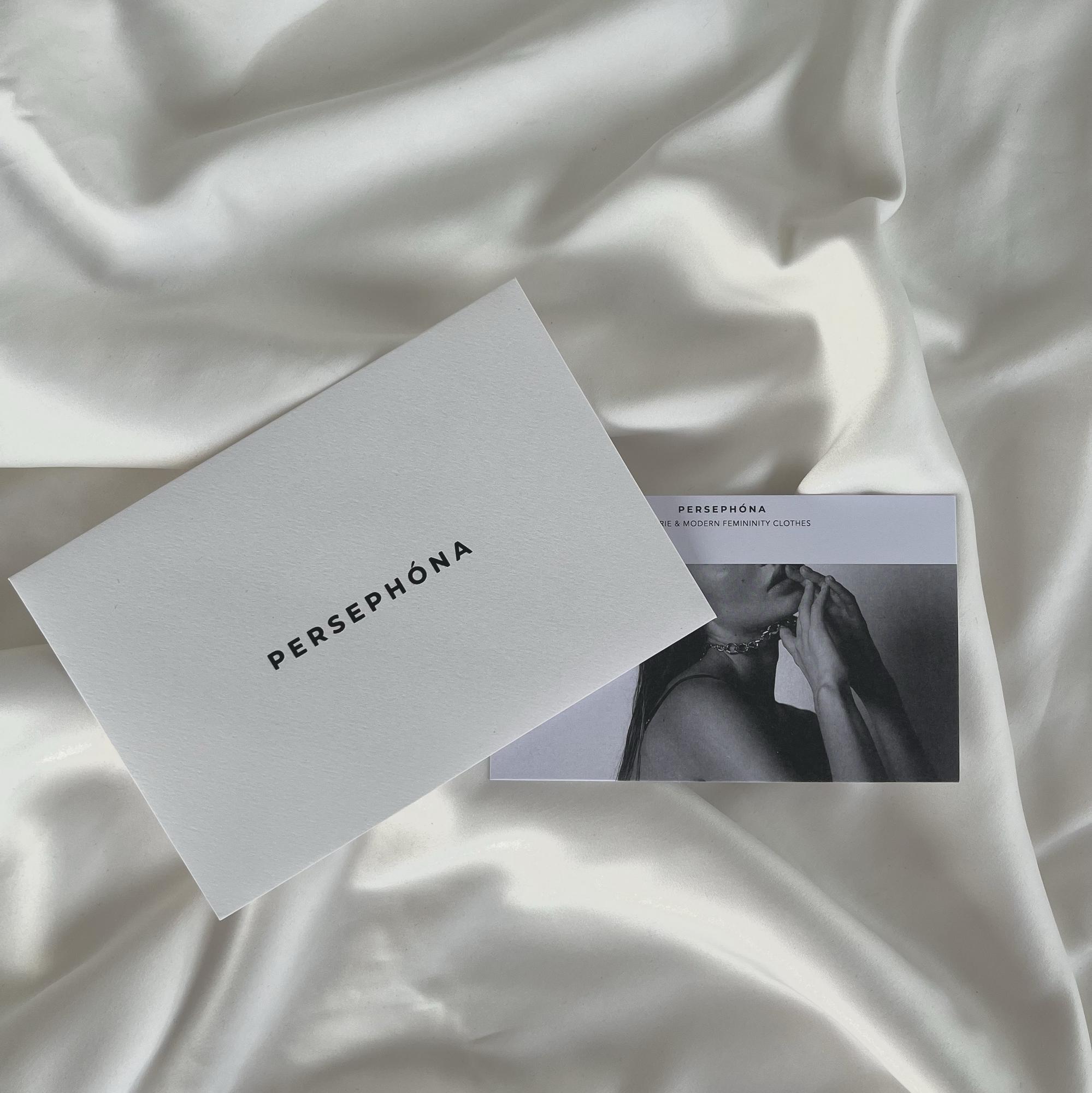 Бумажный подарочный сертификат