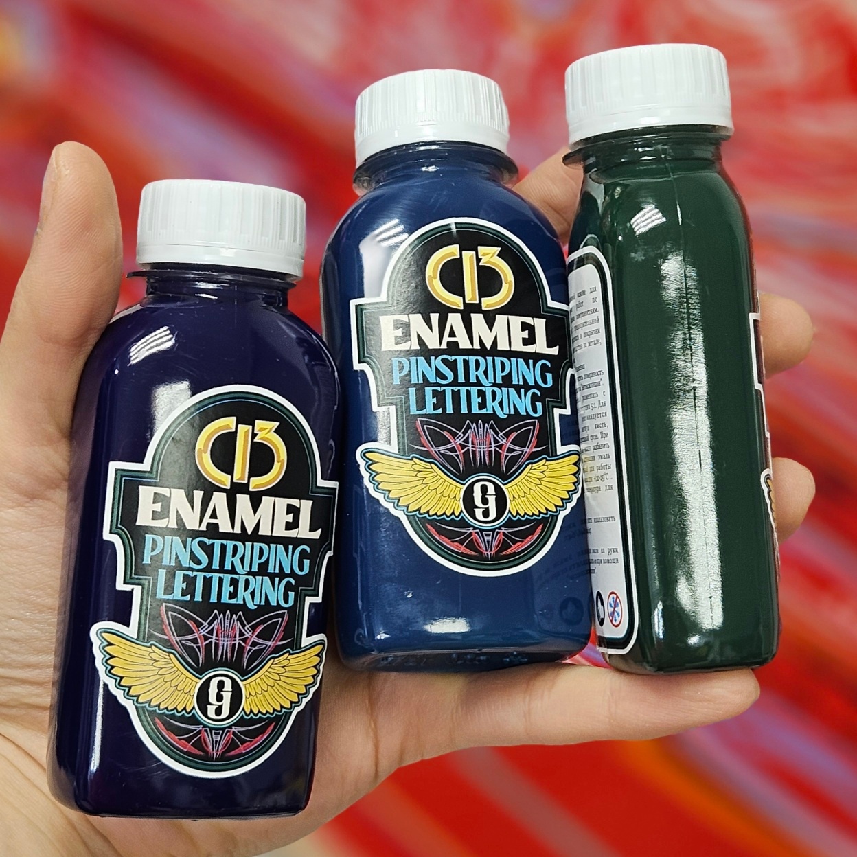 "Old green" Эмаль для пинстрайпинга С-13 CE-12