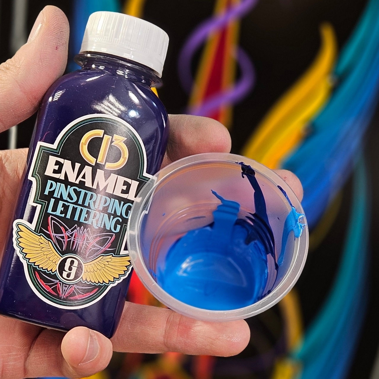 "Deep blue" Эмаль для пинстрайпинга С-13 CE-09