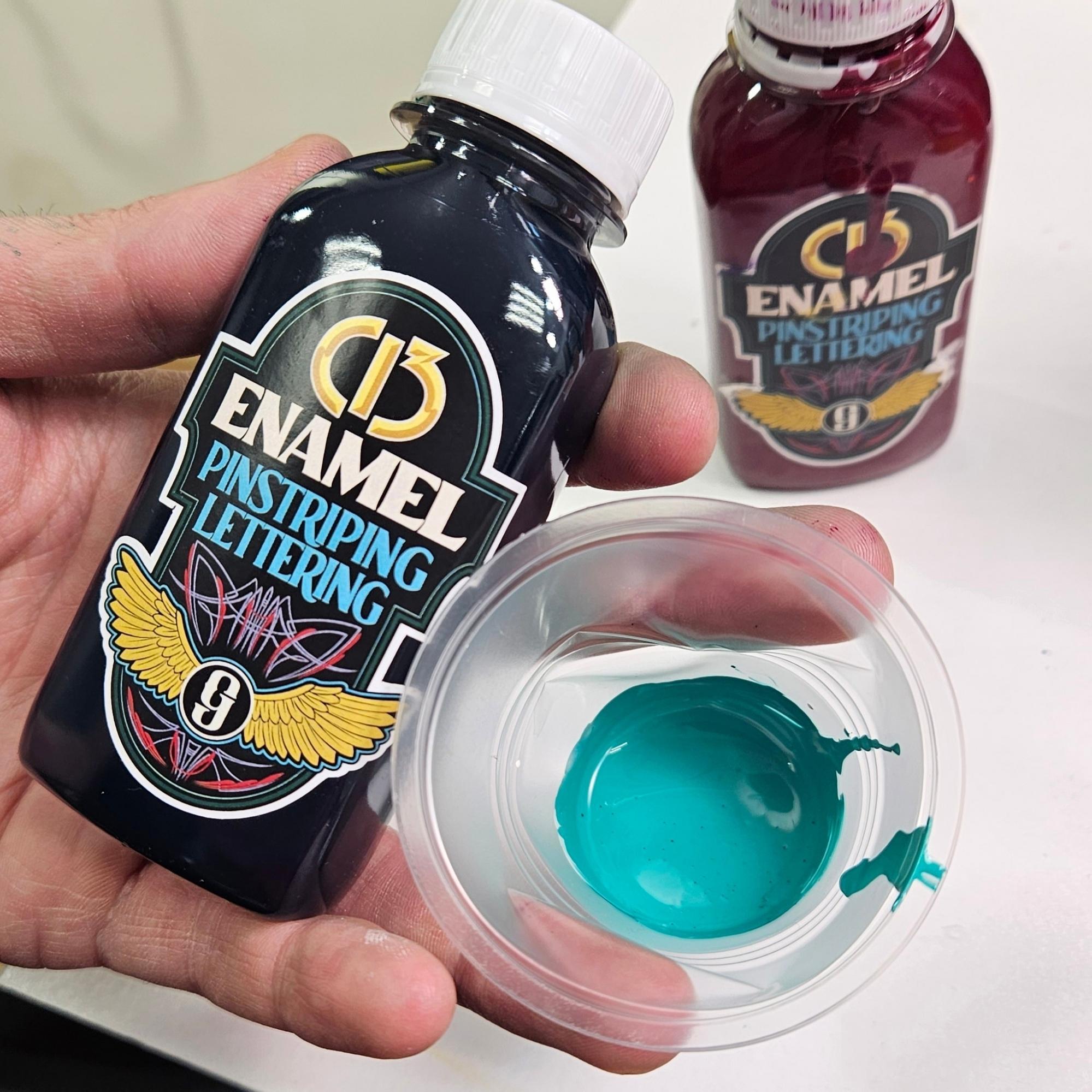 "Cold green" Эмаль для пинстрайпинга С-13 CE-10